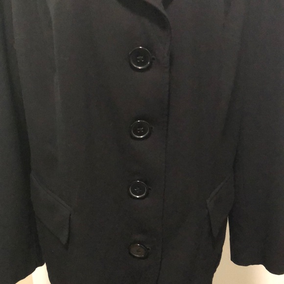 Lane Bryant Blazer Jacket Black SZ 18/20 W EUC - Picture 2 of 6